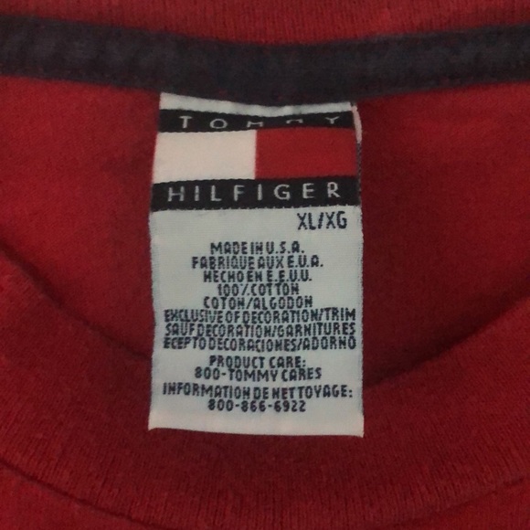Pre-Owned VTG Made in USA Tommy Hilfiger Youth XL - Picture 2 of 7